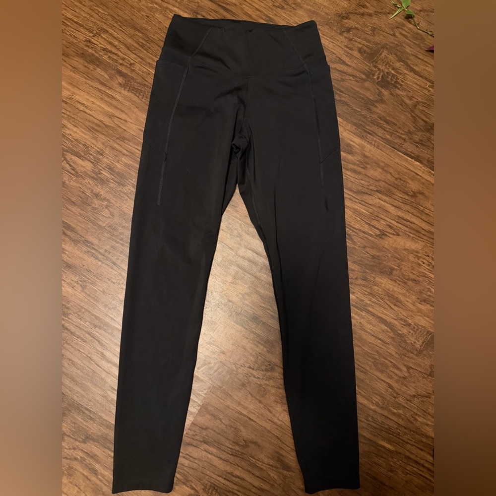 Pink Active Black Leggings